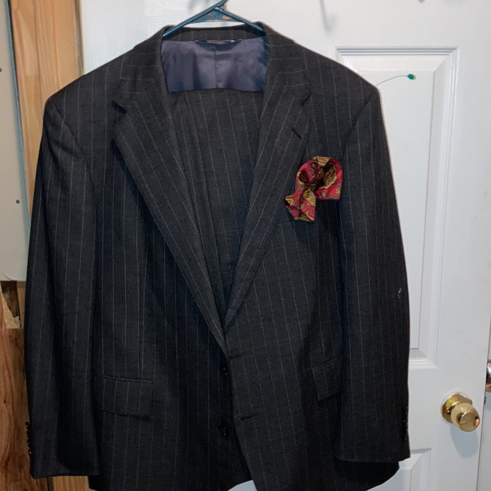 Ralph Lauren polo 2 pc pinstriped suit